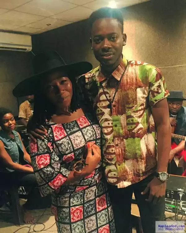 Photo: Adekunle Gold Excited After Meeting Asa